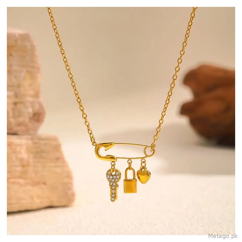 Multi Layered 24 Carat Gold Plated Crystal Locket