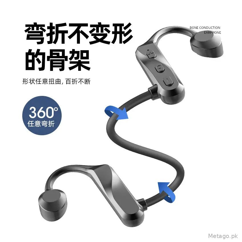 Over-Ear Bluetooth Wireless Sports Headphones Blue