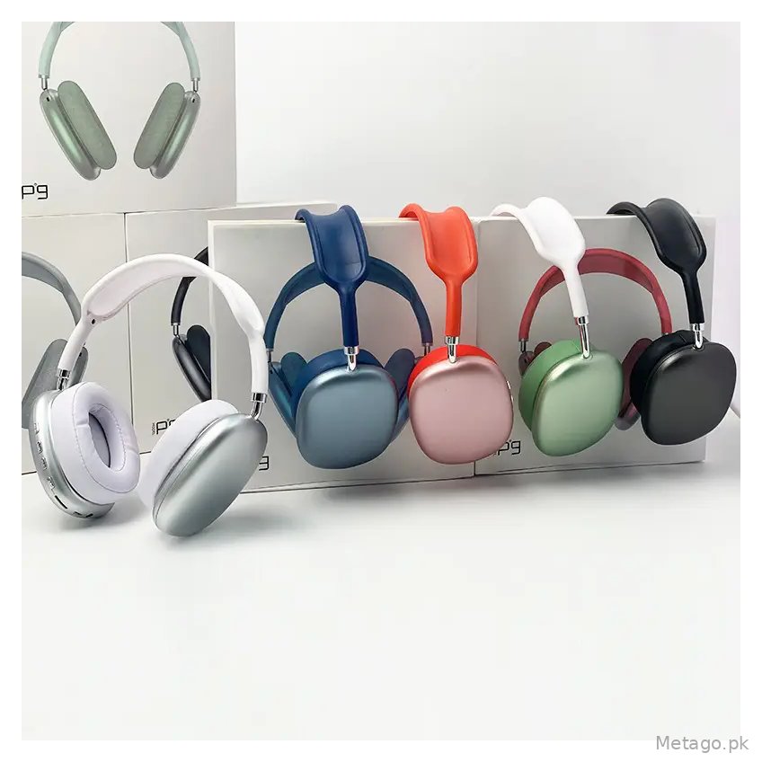 P9 Bluetooth headset Max wireless headset for Apple tws headset noise canceling bass Factory Direct