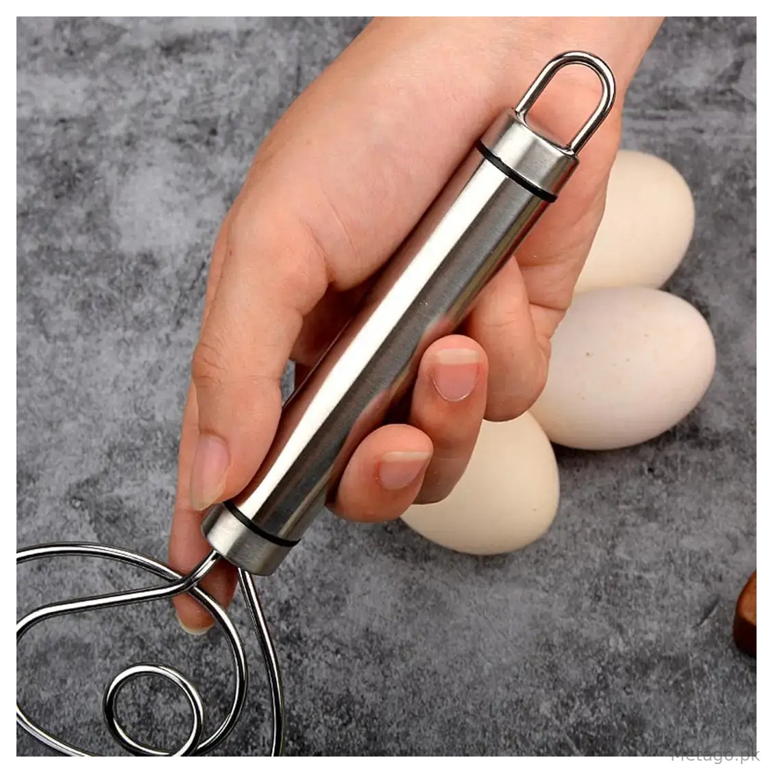 (Pack of 2) Manual Flour Mixer, Cream Beater, Hand Mixer