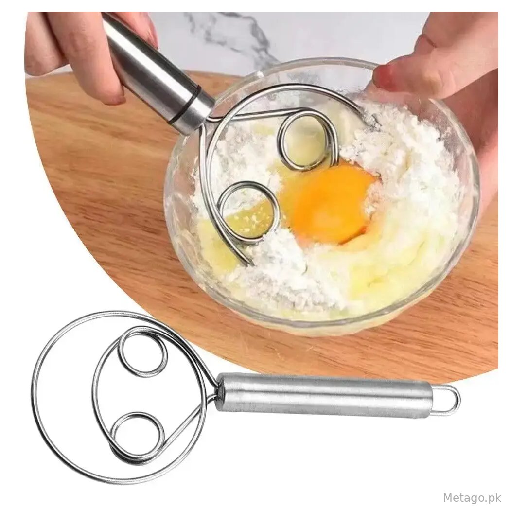 (Pack of 2) Manual Flour Mixer, Cream Beater, Hand Mixer
