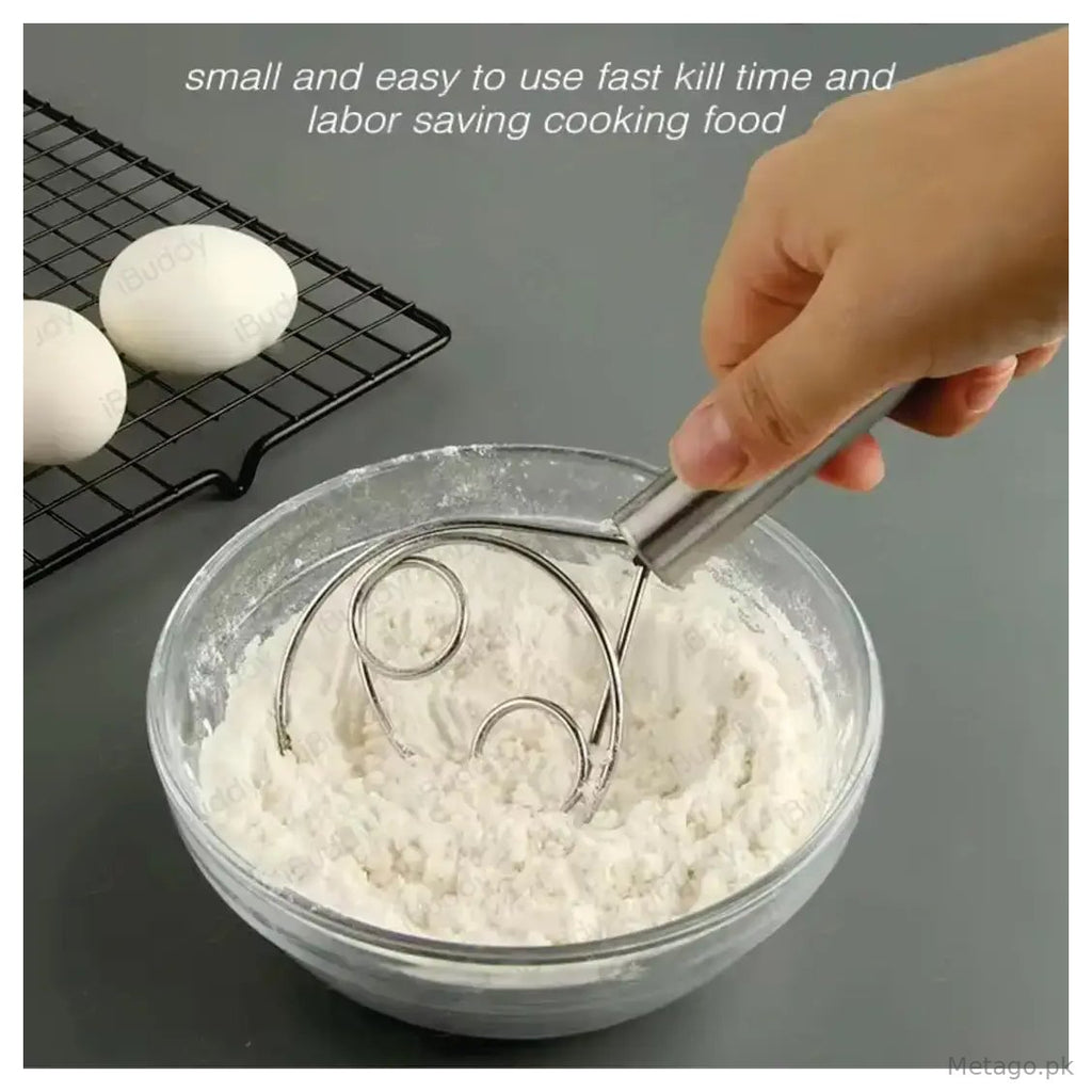 (Pack of 2) Manual Flour Mixer, Cream Beater, Hand Mixer