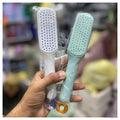 (Pack of 2) Self Cleaning Hair Brush