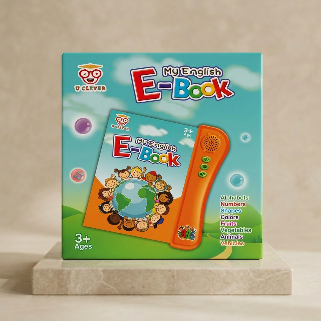 Kids English E-Book Orange 3+ with Speaker