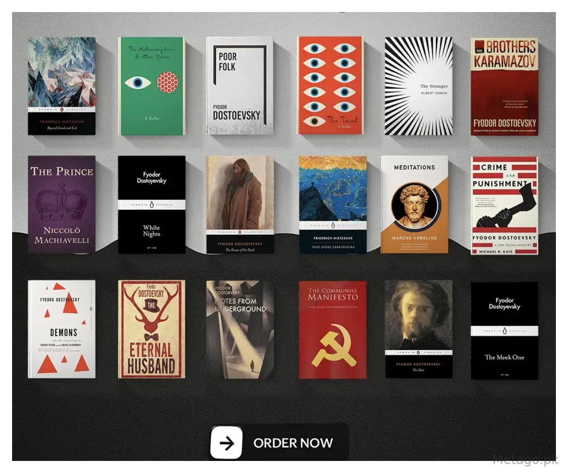 Philosophy & Classics Book Set (18 Masterpieces)