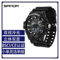 Sanda Waterproof Sports Watches Multi-Function Digital Clock