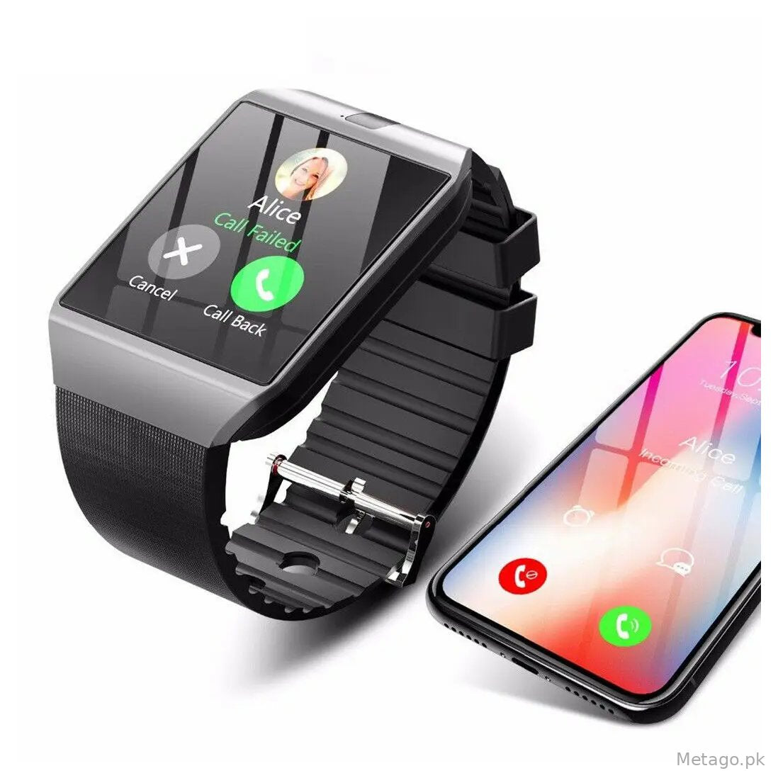 Smart Watch with Touch Screen & Sports Features