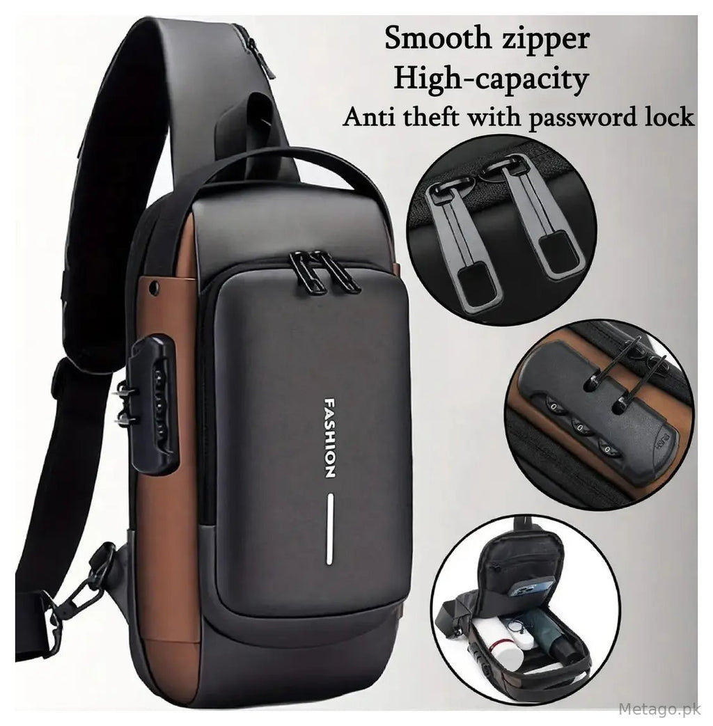 Water Resistant Anti Theft Crossbody Bag for Travel