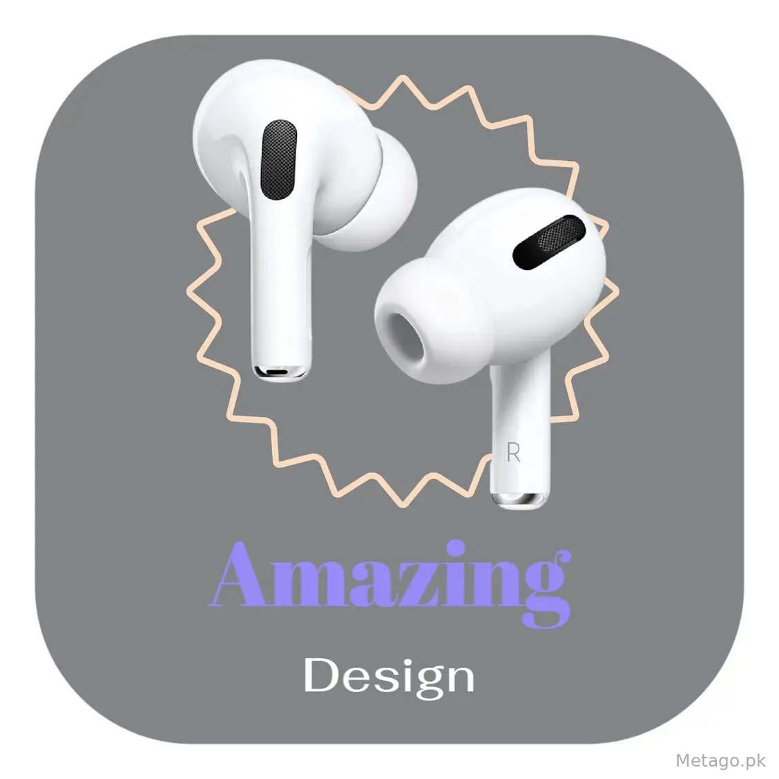 White Airpods pro 2 wireless