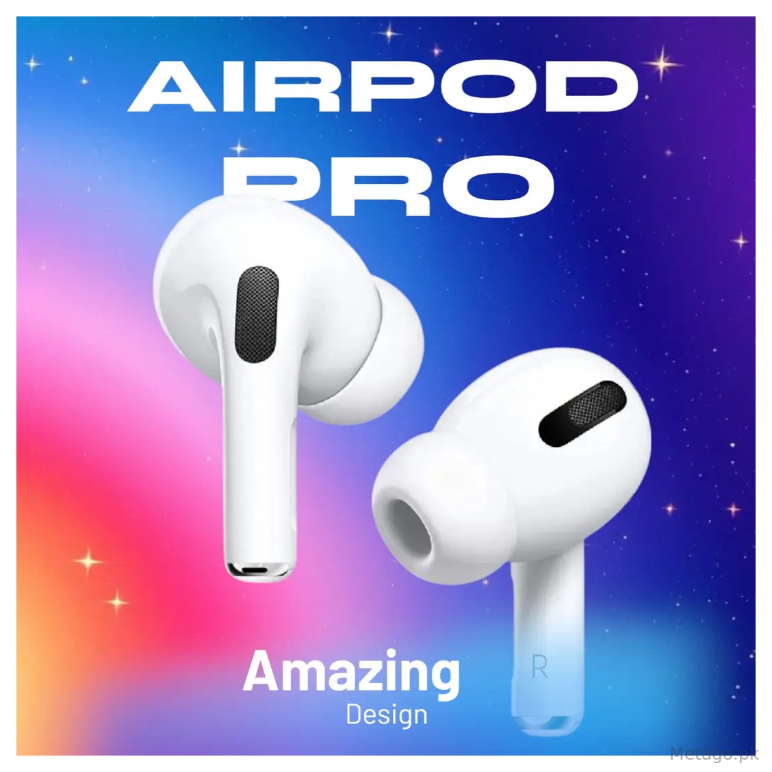 White Airpods pro 2 wireless