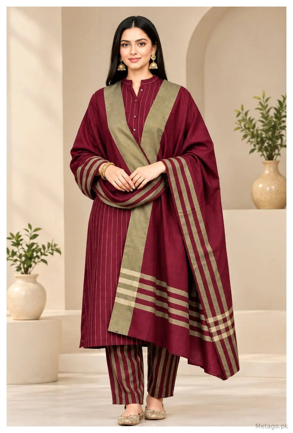 Winter Collection 3 Pcs Women's Unstitched Khader stuff