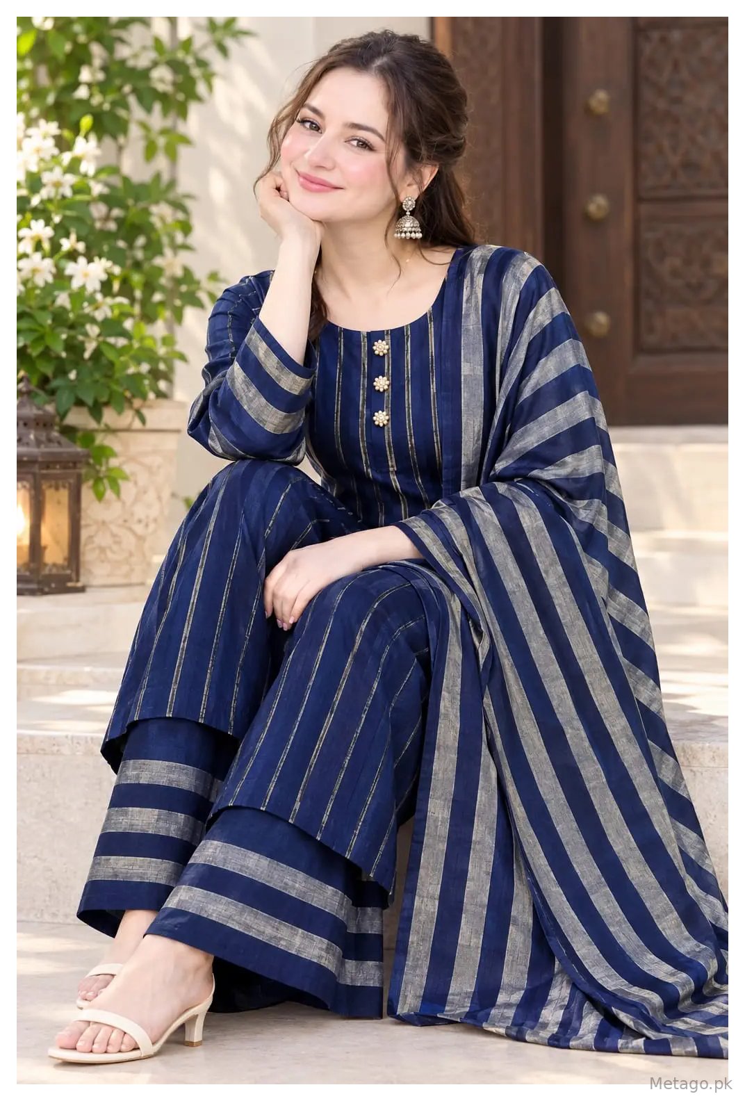 Winter Collection 3 Pcs Women's Unstitched Printed Suit