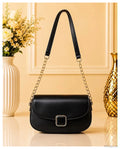 Women's Leather Plain Shoulder Bag