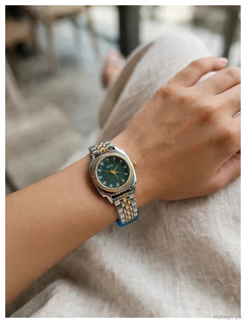 Women's Multicolor Chic Chain Strap Watch - 1 Pc Perfect for Everyday Style