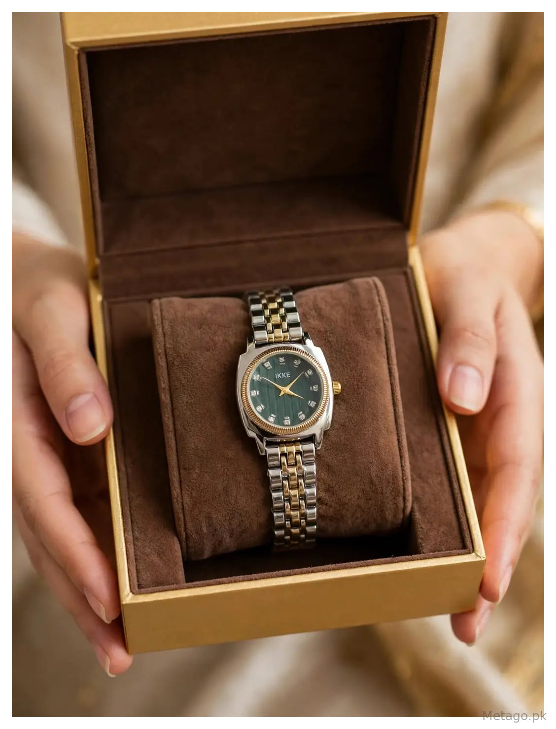 Women's Multicolor Chic Chain Strap Watch - 1 Pc Perfect for Everyday Style