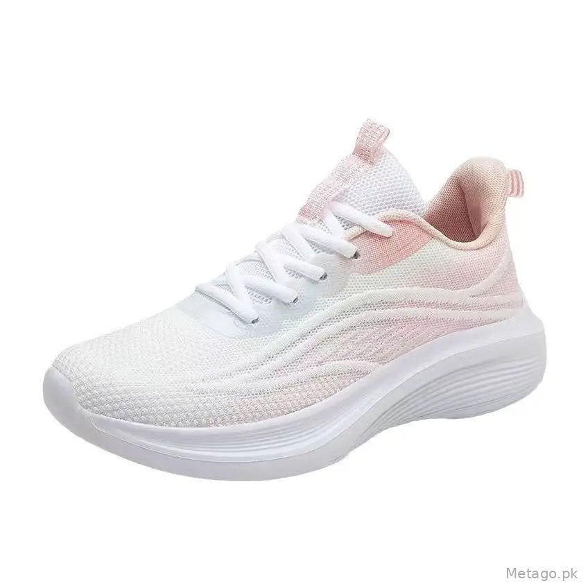Women's Shoes Spring and Summer 2024 New Flying Weaving Casual Shoes Women's Breathable Comfortable Mesh Women's sneaker Shoes