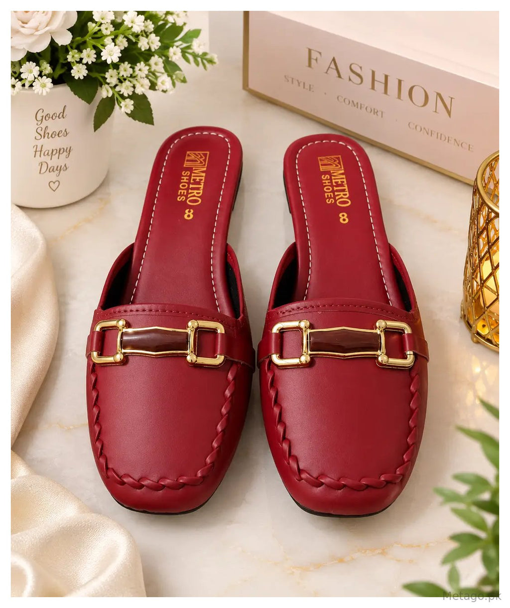 Women's Synthetic Leather College Pumps