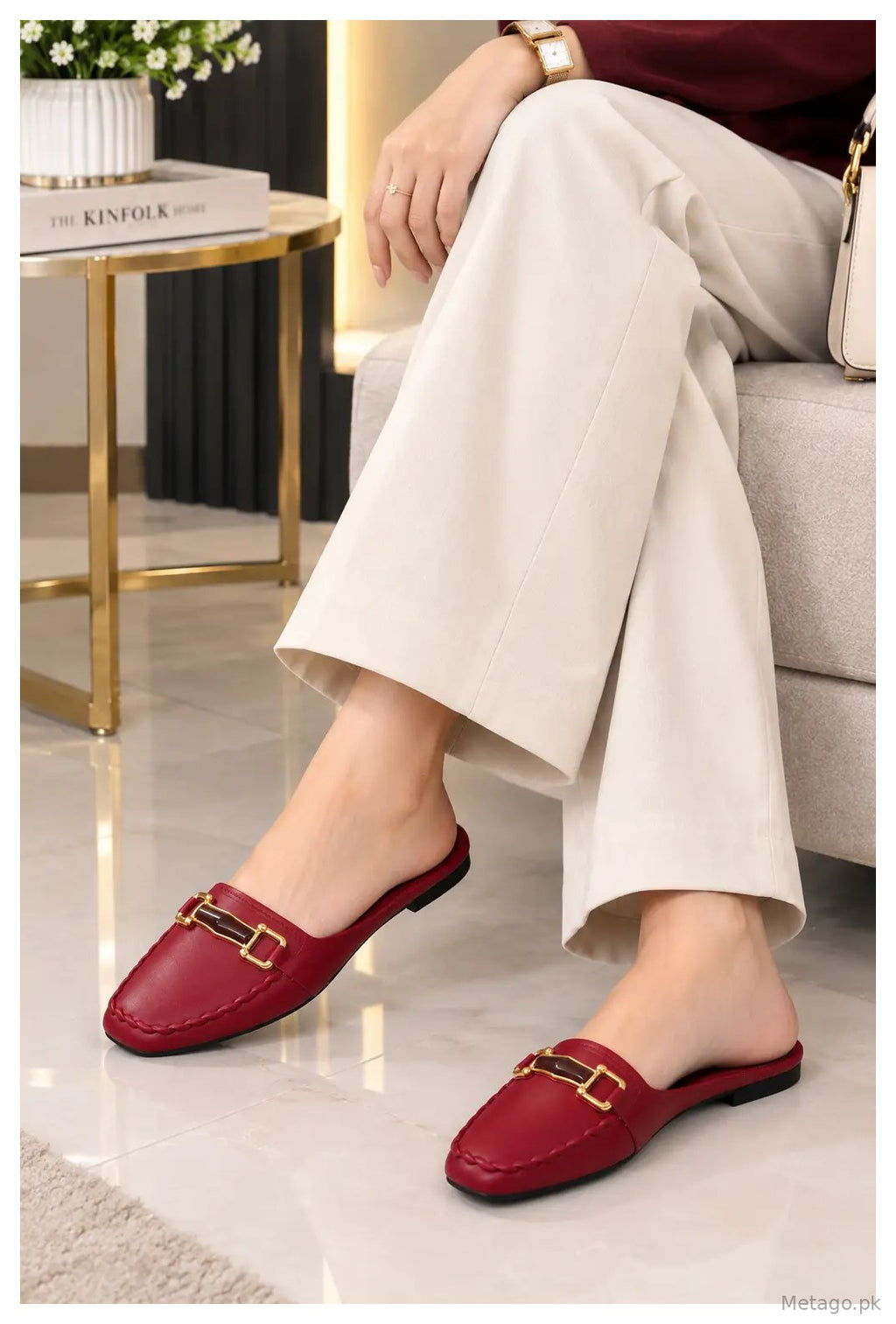Women's Synthetic Leather College Pumps