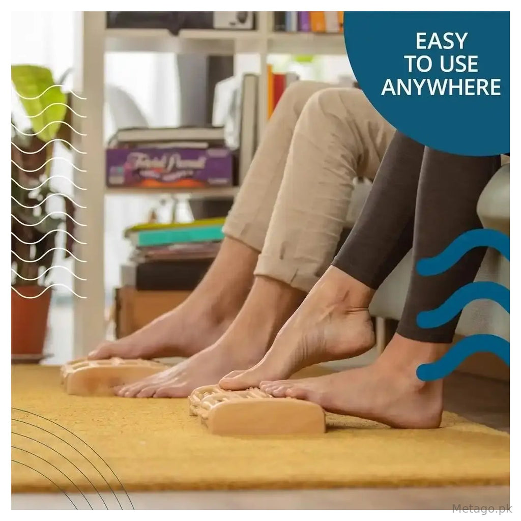 Wooden foot massager Roller, Stress Relief, Health Therapy