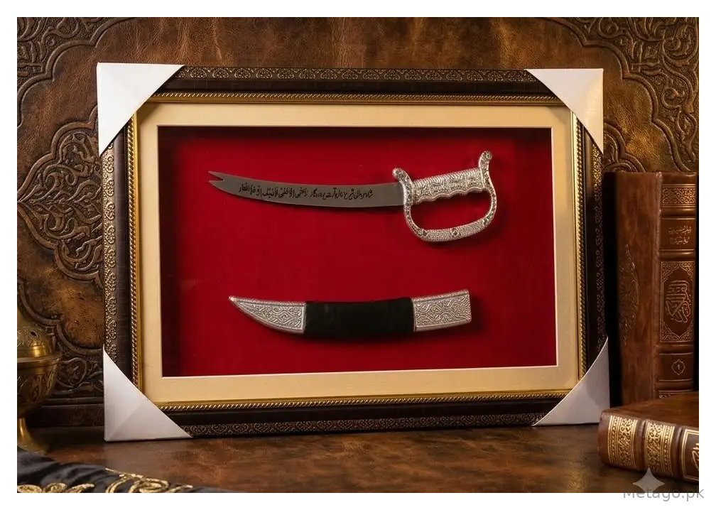Zulfiqar Sword Frame – Islamic Wall Decoration